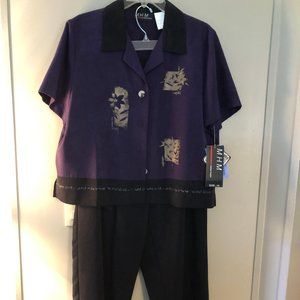 M.H.M.-Melissa Harper women's pantsuit Size 14